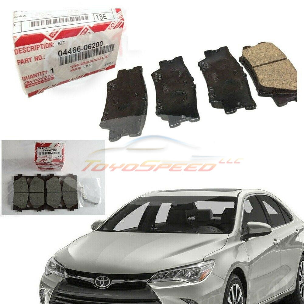 Brake Pads Front & Rear Set OEM Genuine Fit For Toyota Camry