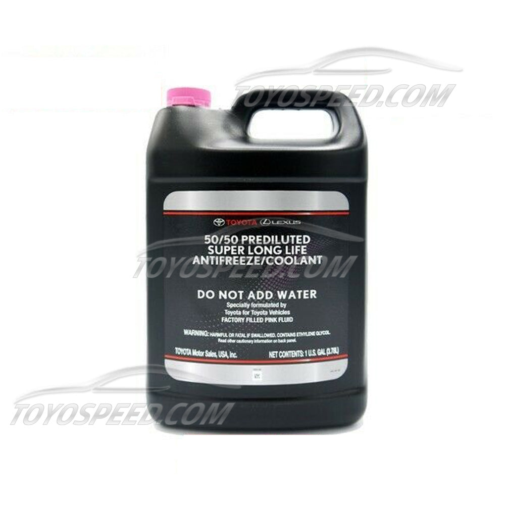 Toyota-Lexus- Super Long Life Pink Antifreeze Coolant - OEM New 1 Gallon