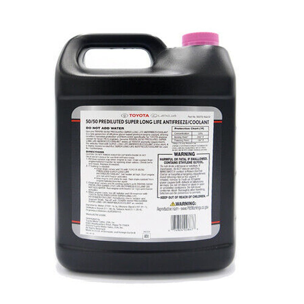 Toyota-Lexus- Super Long Life Pink Antifreeze Coolant - OEM New 1 Gallon