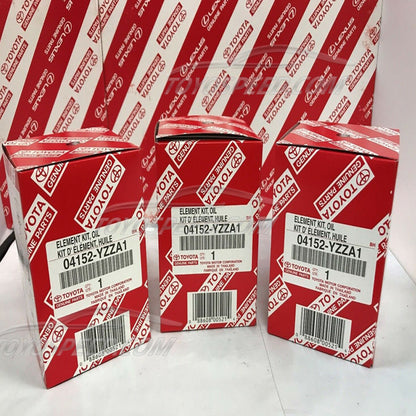 Toyota Lexus Scion Genuine OEM Oil Filter 04152-YZZA1 Set 3 CAMRY AVALON