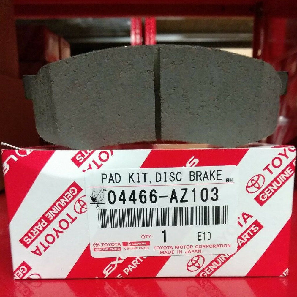 Brake Pads Front and Rear Toyota 4Runner 2002-2018 Oem Genuine 04465-AZ100/04466-AZ103