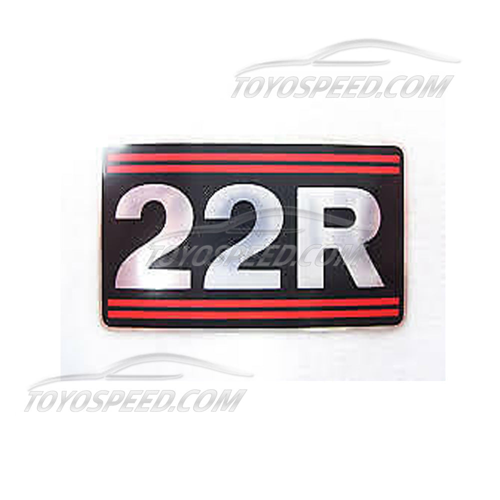 Toyota Pickup Truck Celica 22R Valve Sticker / Decal 22R OEM (NEW!)