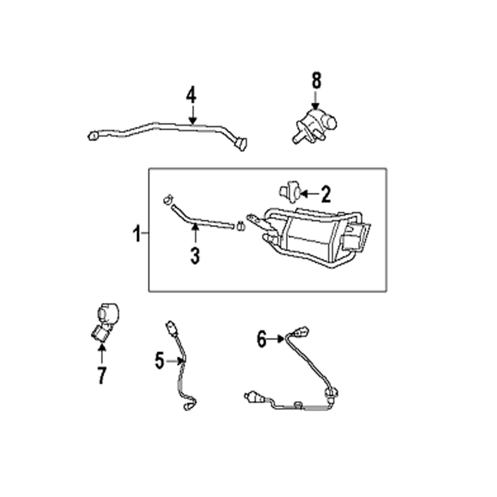 Toyota Genuine OEM Vent Hose  7740402080