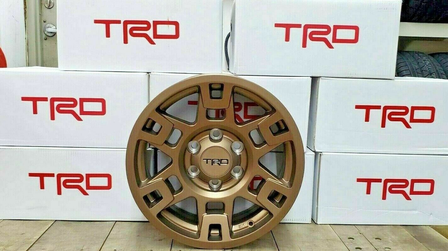 Center Cap Bronze With TRD Logo Set 4 Pcs fit for Toyota Tacoma 4Runner FJ Cruiser