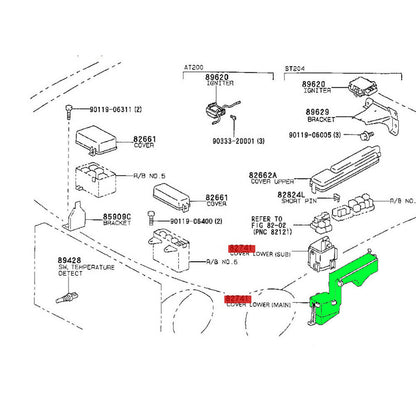 Block, Engine Room Relay Celica ST202 93-98 OEM GENUINE 82741-20010