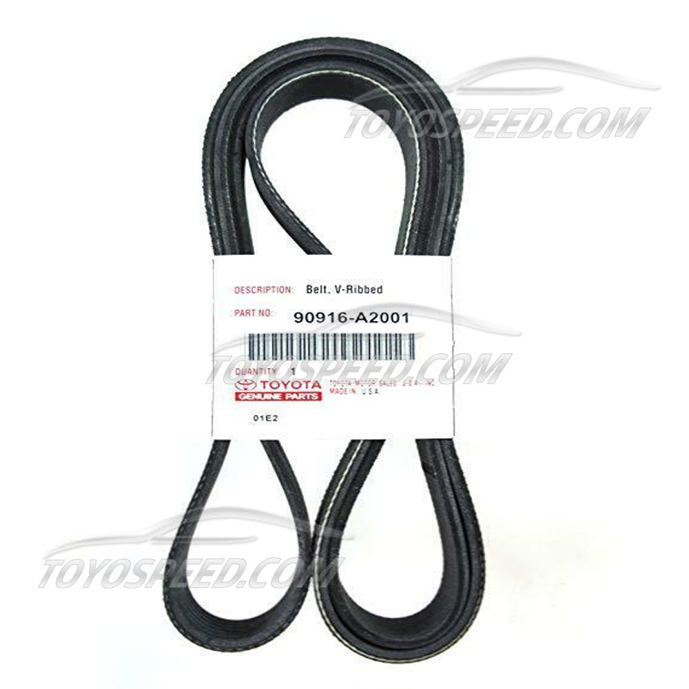 Toyota OEM Serpentine Belt 90916-A2001 4.0 Liter Tacoma Tundra 2005-2015 Factory