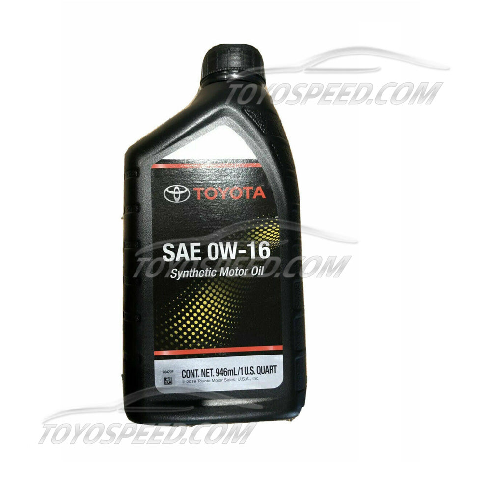 Genuine Toyota / Lexus 0w16 Motor Oil Qty