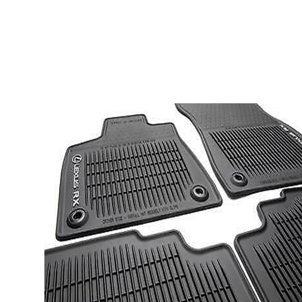 Lexus RX350 RX450H (2016-2017) OEM Genuine ALL WEATHER FLOOR MATS 4pc (Black)