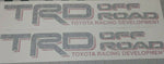 2 Pcs TRD Off Road Decals Sets Truck Bedside Sticker Fit For Toyota Tundra Tacoma