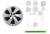 Wheel Cover Hub Cap 17 Inches OEM Fit For Toyota RAV4