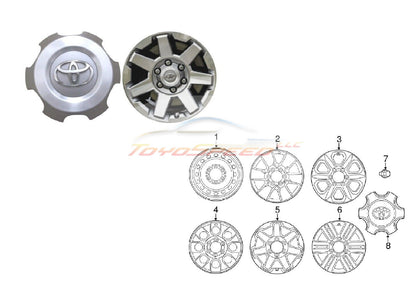 Center Cap Wheel Hub OEM Fit For Toyota 4Runner FJ Cruiser