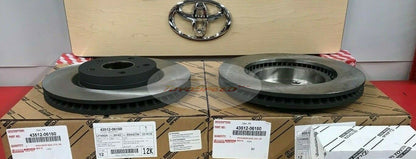 Front Rotor Set OEM Fit For Toyota Camry Avalon