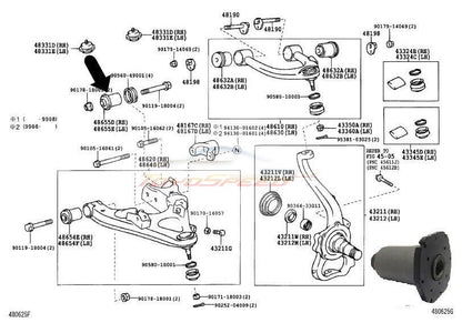 Bush Front Lower Arm No.2 Fit For Toyota Land Cruiser