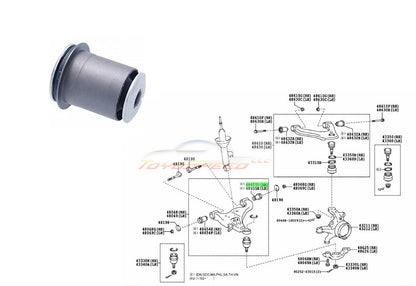 Bush Front Lower Arm Fit For Toyota Hilux