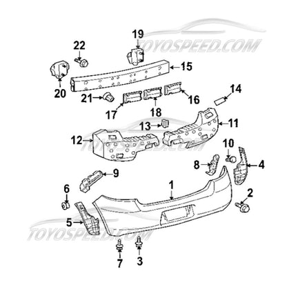 TOYOTA 5259252171 GENUINE OEM SIDE SEAL