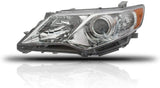 Front view of Headlights lamps for Toyota Camry 2012-2014, code: JX-14177-C