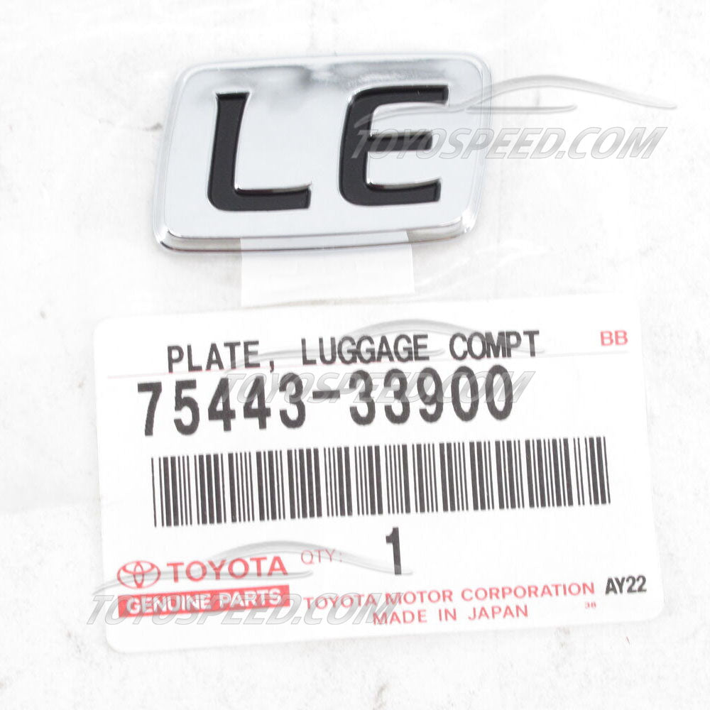 TOYOTA CAMRY 1997-2001 7544333900 NAME PLATE GENUINE OEM