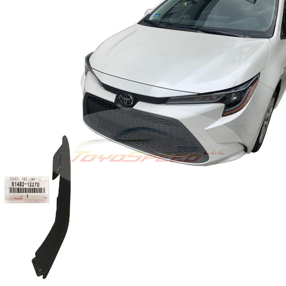 Fog Cover Bumper Driver Side OEM Fit For Toyota Corolla