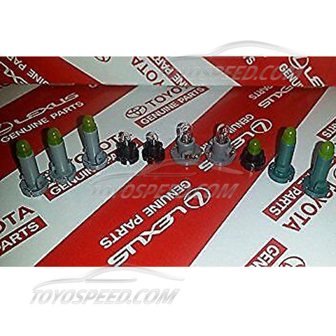 Genuine Toyota 03-09 4Runner OEM Cooler Control Console Bulb 90010-09017 SET 10 PCS