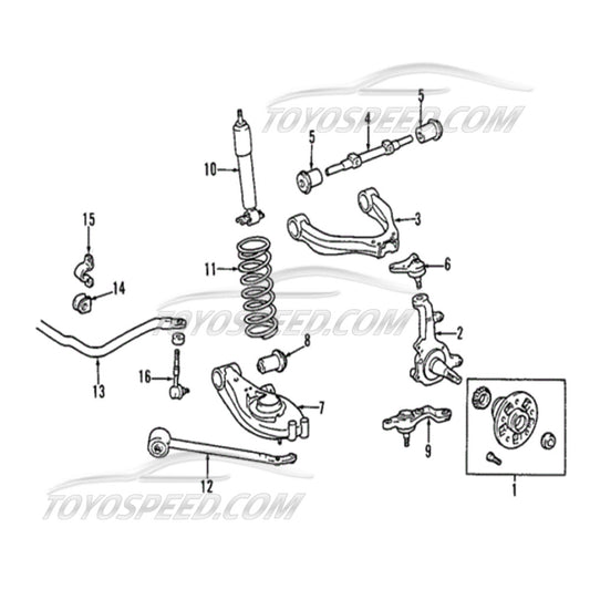 Toyota 9031295001 Genuine OEM Hub Assy Seal