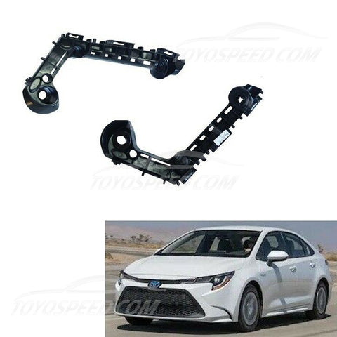 Bracket Support, Front Bumper Outer Cover Retention Pair, Fit For Toyota Corolla 2019-2020, code: 5211502480 5211602460