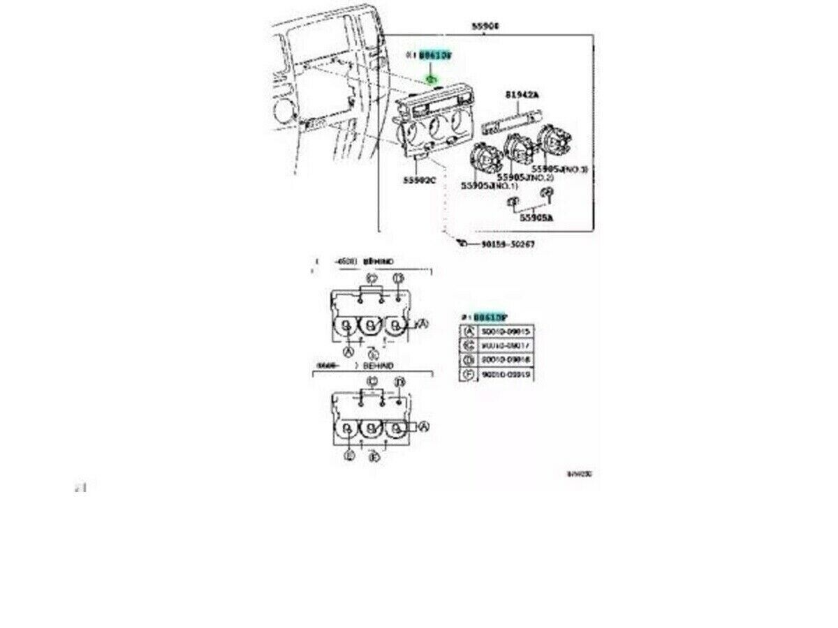 Bulb Console Cooler Control Swicth Fit For Toyota 4Runner