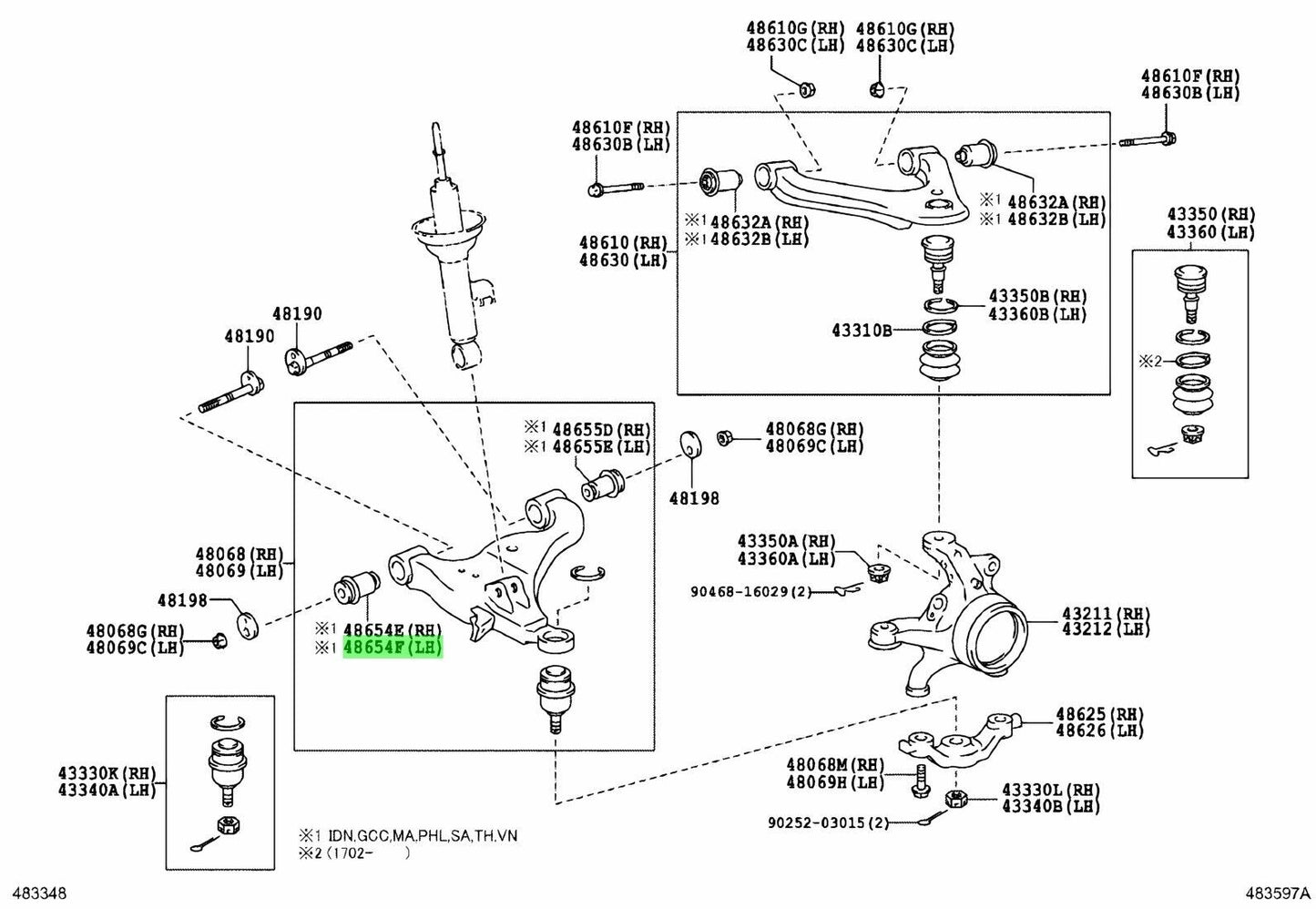 Bush Front Lower Arm Fit For Toyota Hilux