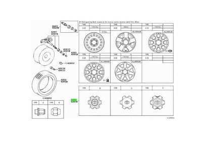 Center Cap Wheel Hub OEM Fit For Toyota 4Runner FJ Cruiser