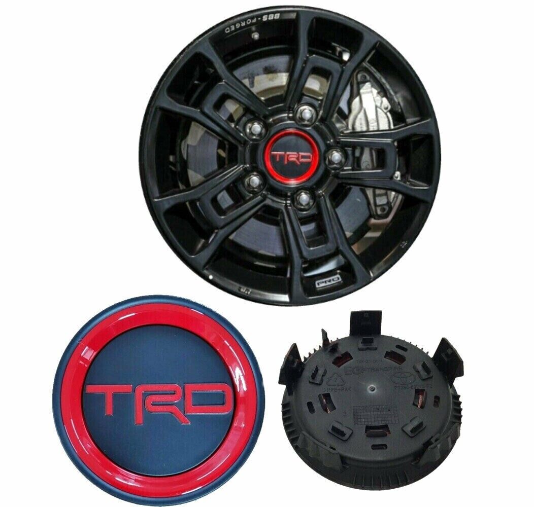 Center Cap Wheel TRD Pro Set 4 Pcs Fit For Toyota 4Runner Tacoma