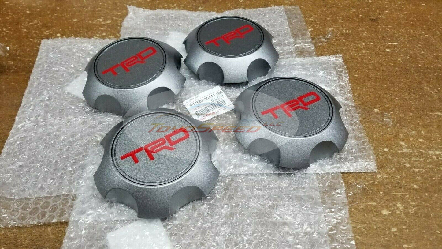 Center Cap With TRD Logo Set 4 Pcs Fit For Toyota Tacoma 4Runner FJ Cruiser