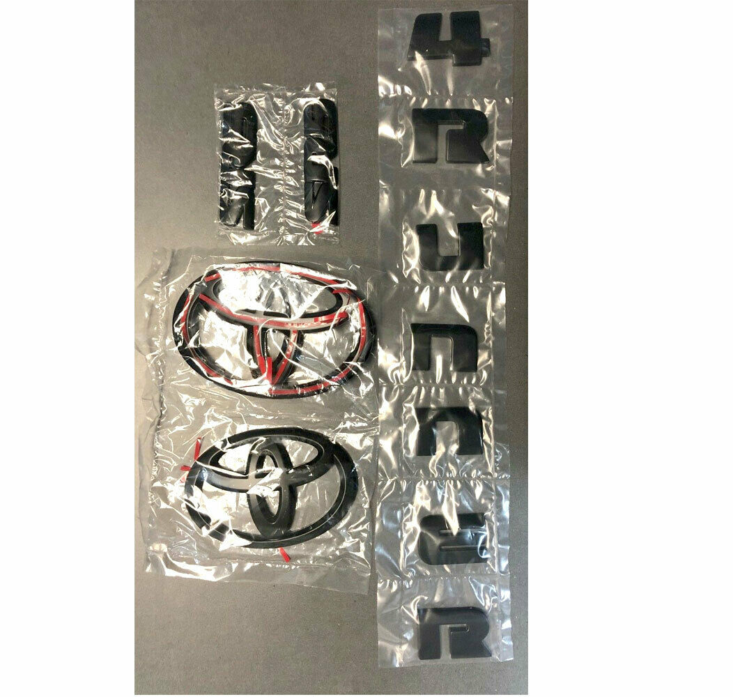 Emblem Black Out Overlay Kit OEM Fit For Toyota 4Runner