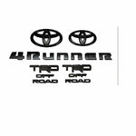 Emblem OFF ROAD Blackout Overlays Set OEM Fit For Toyota 4Runner 2010-2020