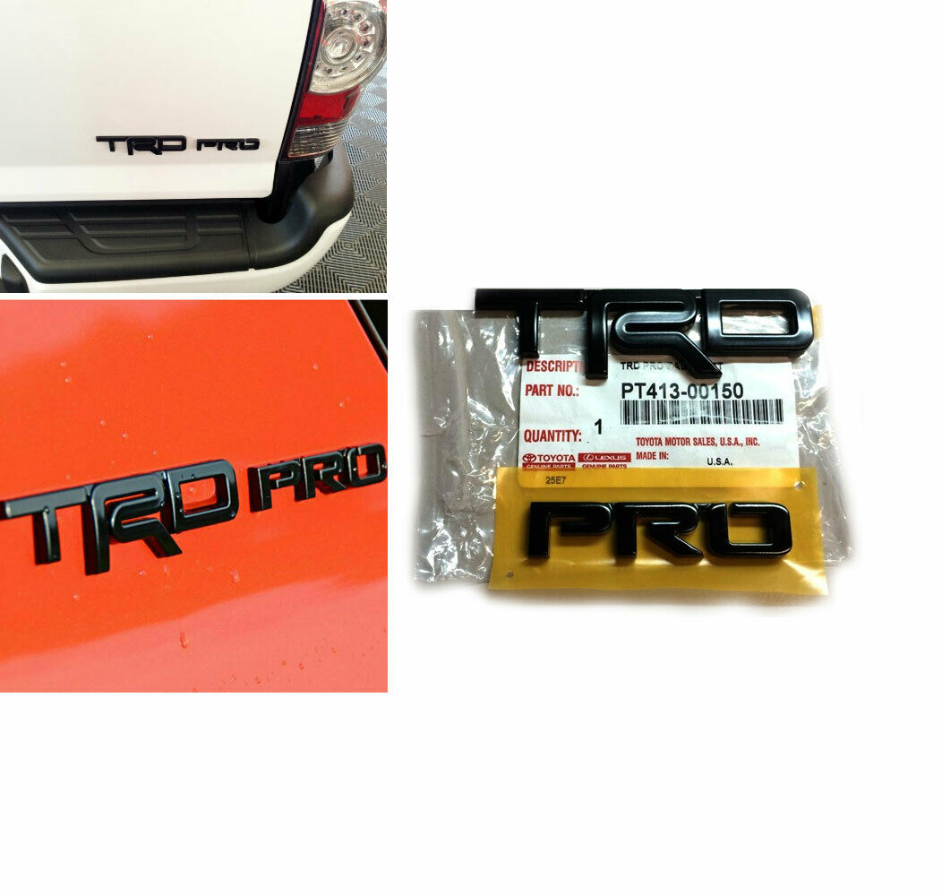 Emblem TRD PRO Fit For Toyota Tacoma 4Runner Tundra