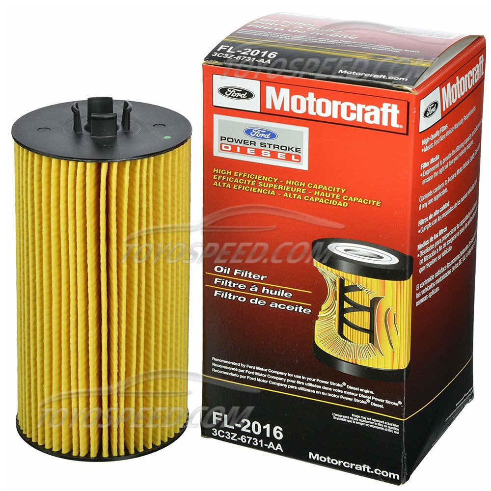 6.0L & 6.4L Powerstroke Diesel Genuine Ford Motorcraft OEM Oil Filter FL-2016