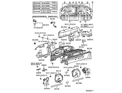 Glass, Speedometer OEM Fit For Toyota Land Cruiser