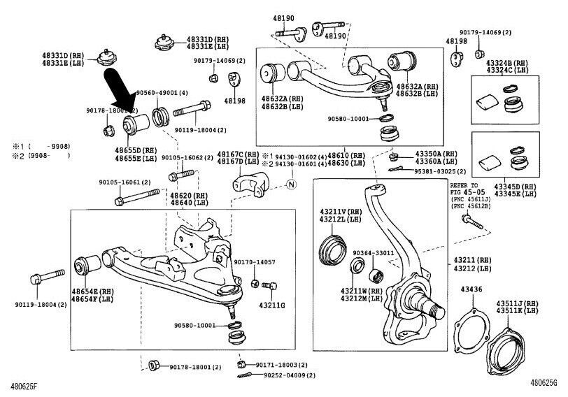 Bush Front Lower Arm No.2 Fit For Toyota Land Cruiser