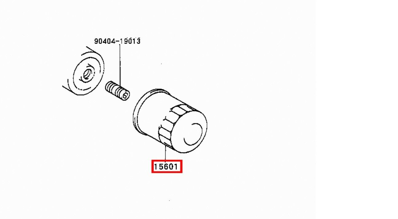 Oil Filter Fit For 4Runner Altezza Engine 2TRFE