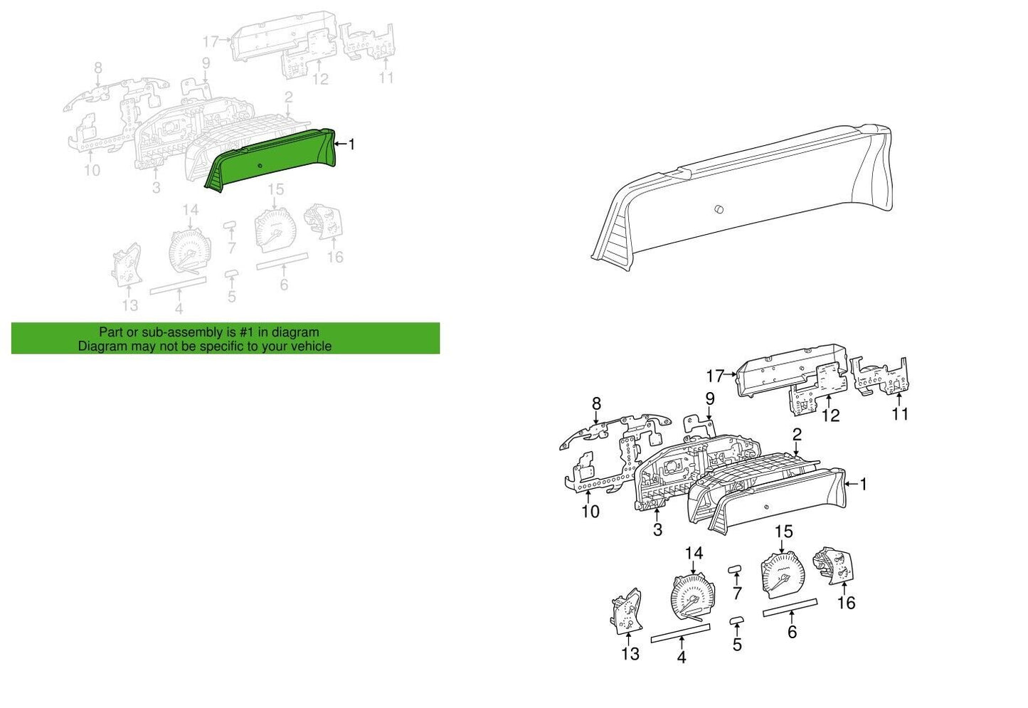 Glass, Speedometer OEM Fit For Toyota Land Cruiser