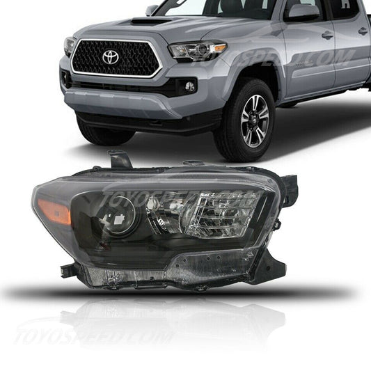 Headlight lamp and Toyota Tacoma 2016-2019, code: JX-14047-FBK-R