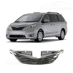 Bumper Grille and Toyota Sienna 2011-2017, code: JX-7206-GBCM