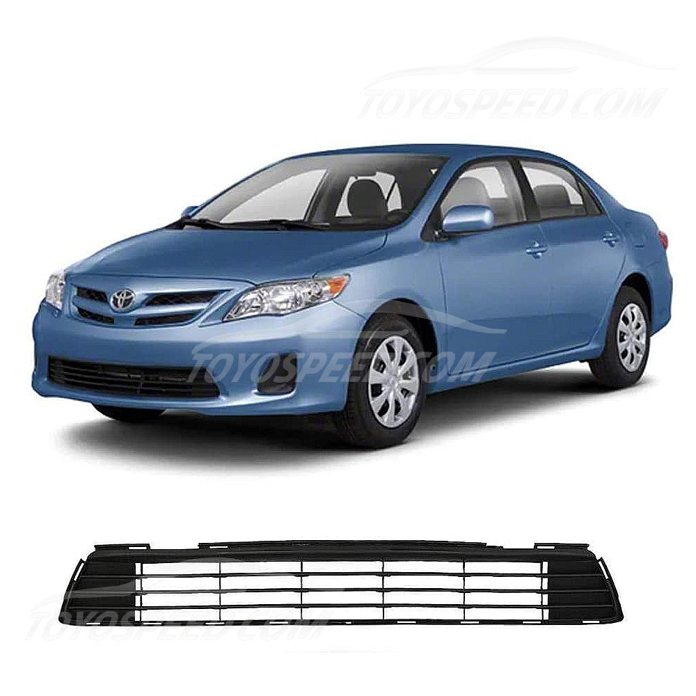 Bumper Grille and Toyota Corolla 2011-2013, code: JX-7334-MBK