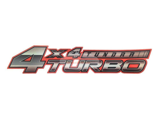 Sticker Tundra Turbo 4x4 Black Red Decal Fit For Toyota Tundra