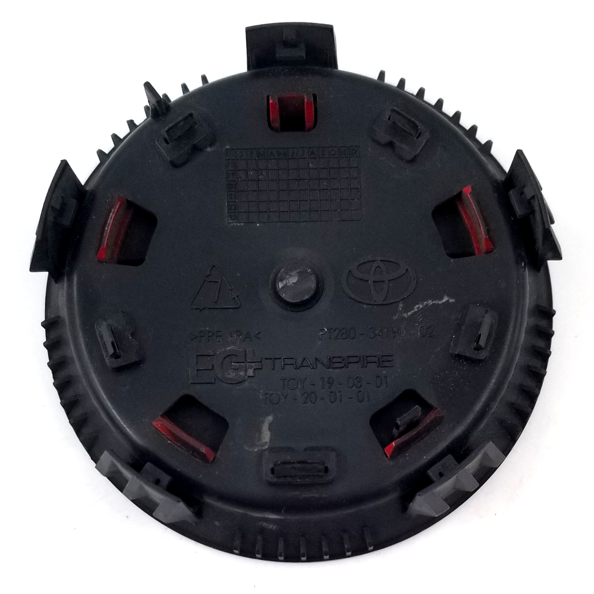 Center Cap TRD Pro Black W/Red Wheel Set Fit For Toyota Tundra