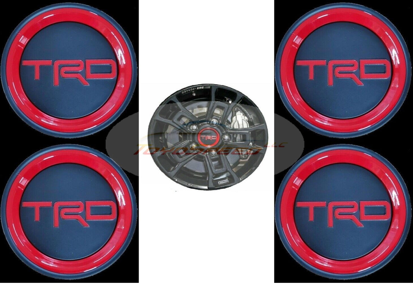 Center Cap Wheel TRD Pro Set 4 Pcs Fit For Toyota 4Runner Tacoma