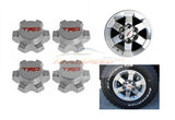 Center Cap TRD Wheel Silver 16" Set of 4 PCS Fit For Toyota Tacoma FJ Cruiser