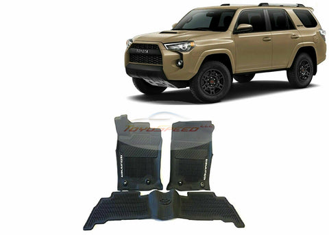 Weather Floor Mats, Front & Rear Set Fit For Toyota 4Runner 2013-2020