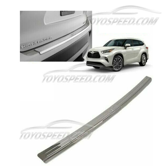  Rear Bumper Protector, Dark Chrome OEM, and Toyota Highlander 2020-2021, code: PT924-48205-05