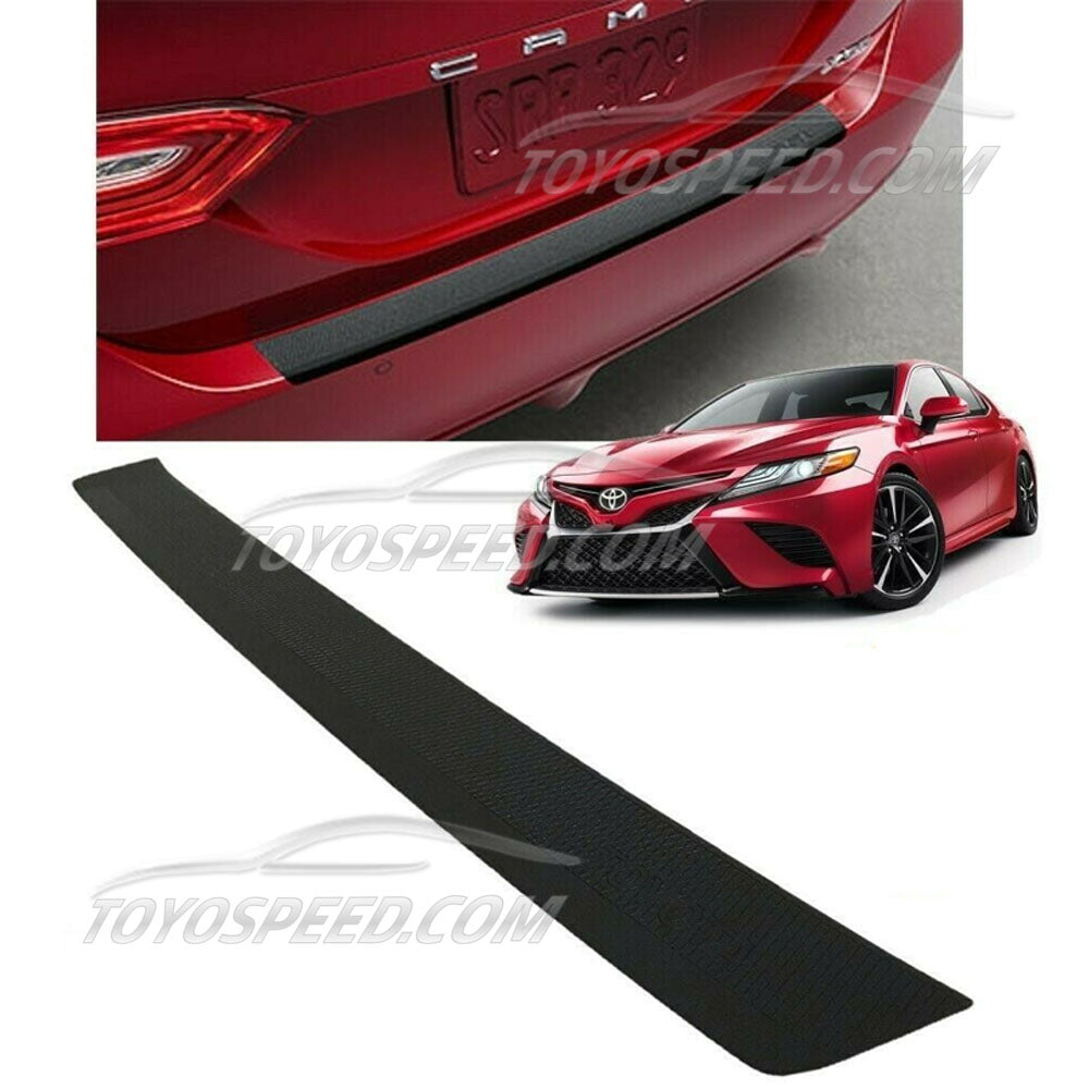 TOYOTA 2018-20 CAMRY REAR BUMPER PROTECTOR BLACK PT929-03181 FITS SE XSE