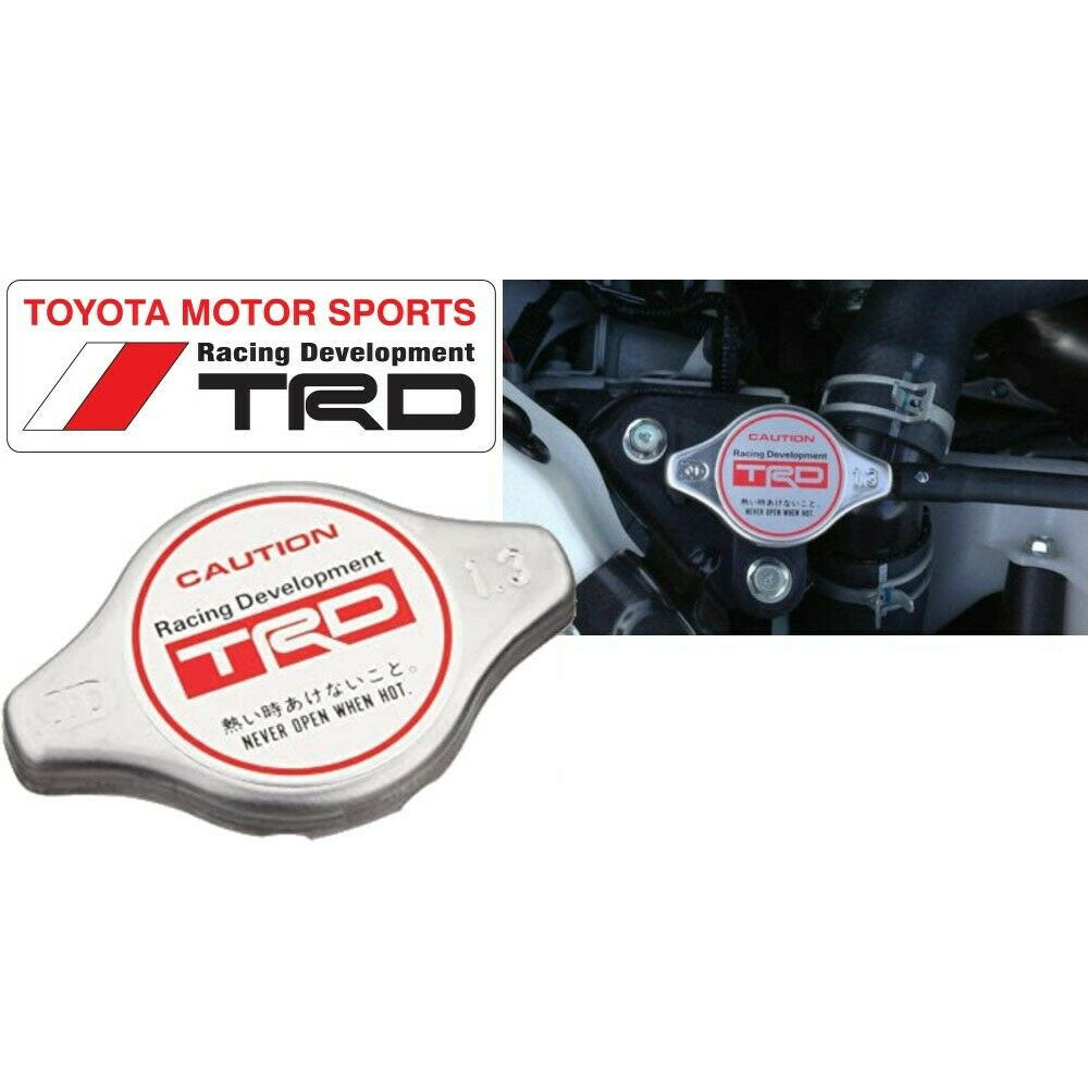 Toyota TRD Oil & Radiator Cap Forged Billet Aluminum Genuine OEM SCION LEXUS