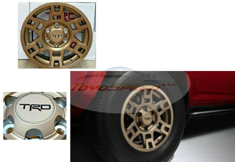 Center Cap Bronze With TRD Logo fit for Toyota Tacoma 4Runner FJ Cruiser